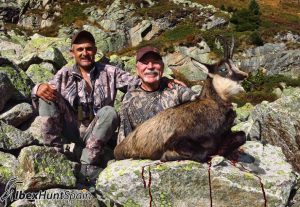 Alpine chamois hunt in Switzerland